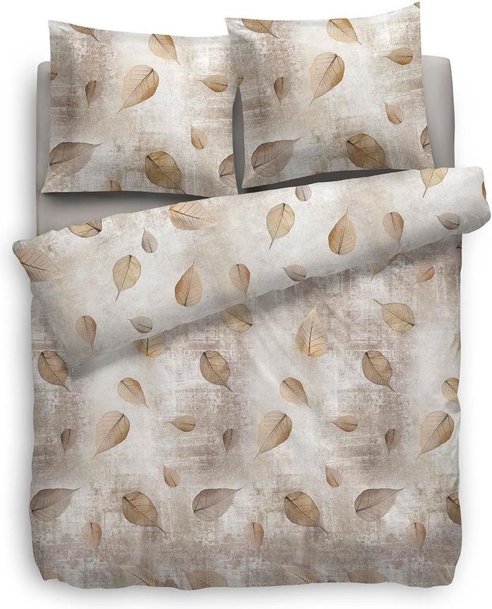 Heckett & Lane Noor Dekbedovertrek - Flanel - Tweepersoons - 200x200/220 cm - Naturel