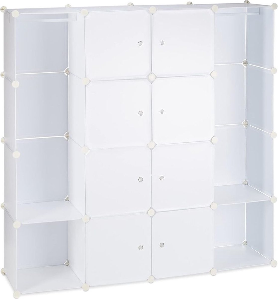 MKSS® Dressing Kasten - Kledingkast - Kledingkasten Slaapkamer - Organizer - Wit