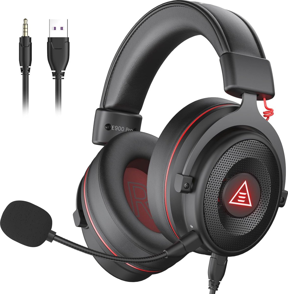 Gaming Headset met 7.1 Surround Sound en Ruisonderdrukkende Microfoon voor PC, PS4/PS5, Xbox One