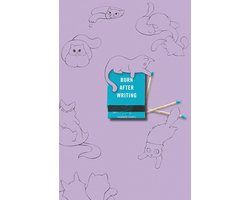 Schrijf je gedachten op: Burn After Writing - Purrple Edition met Katten Image