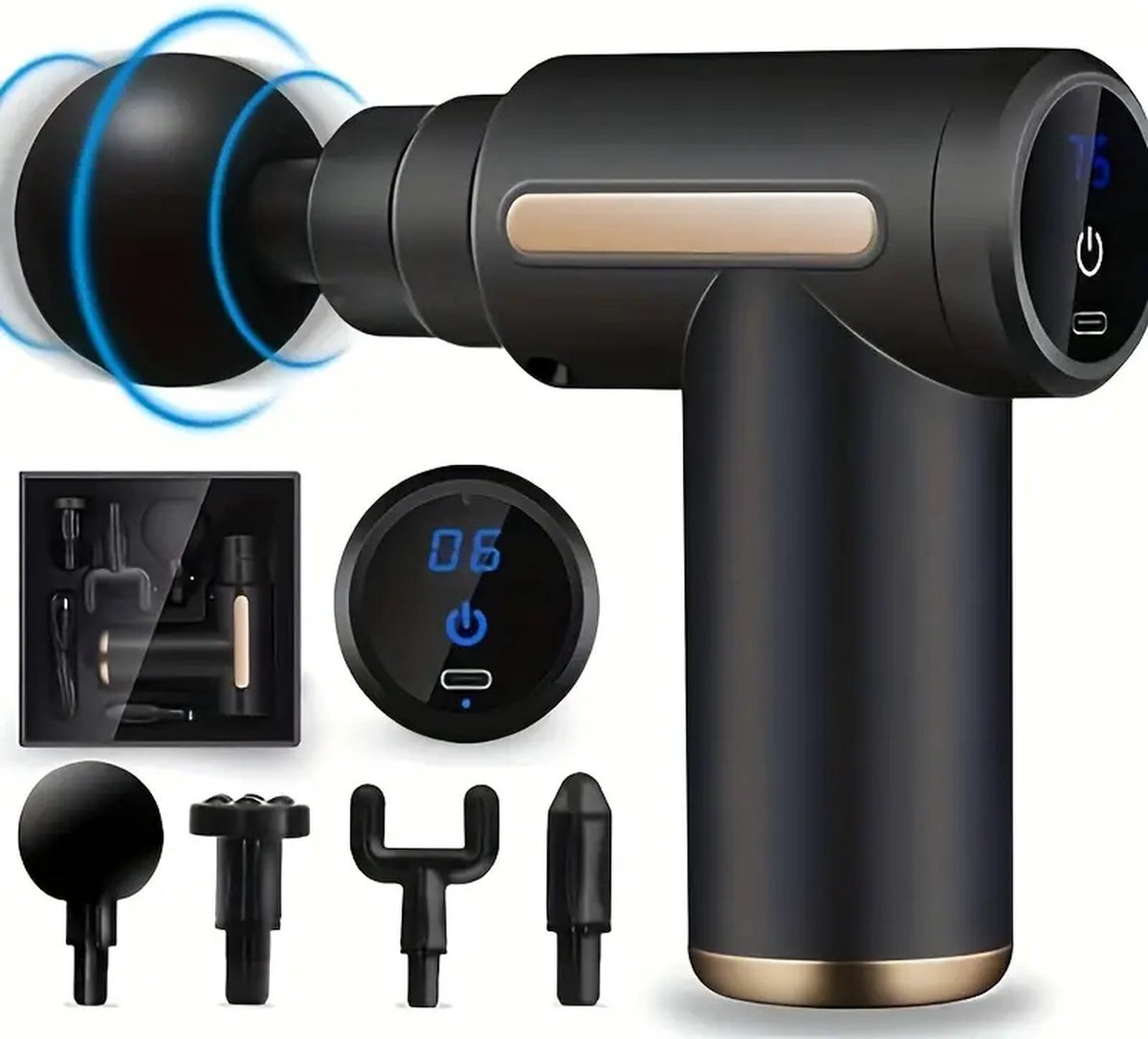 Waledano 1 Stuk - Massage Gun thumbnail 3