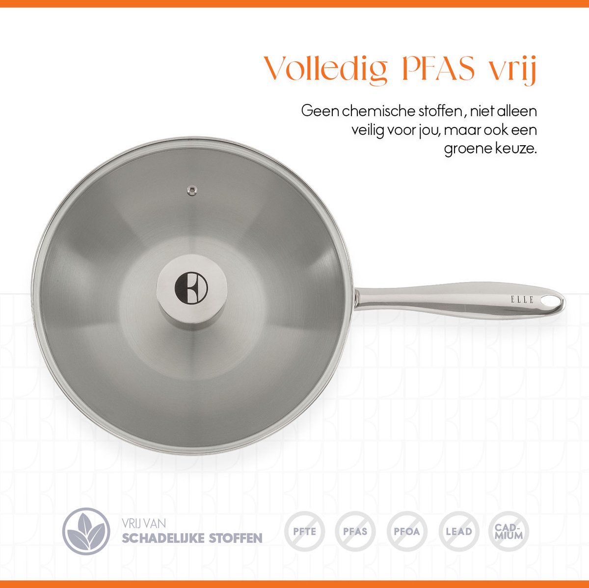RVS Wokpannen met deksel 34 cm kopen? ✔️ Tot 37% korting