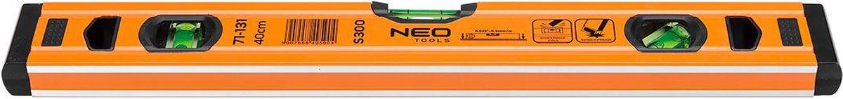NEO S 300 Serie - Aluminium Waterpas - 40 cm - 3 Libellen - Antischok