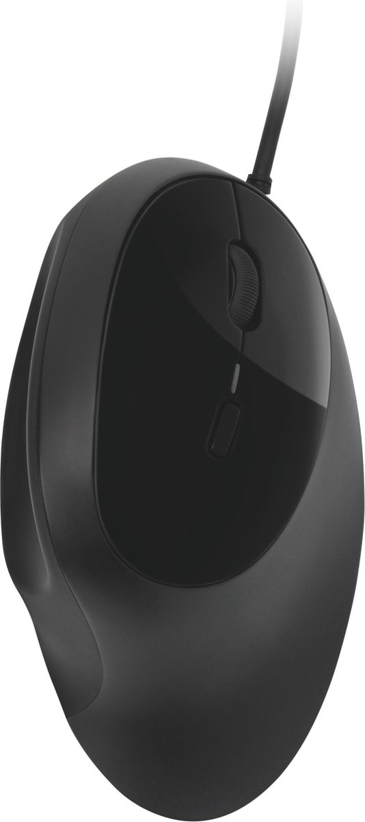 Kensington Pro Fit® Ergonomische Bedrade Muis - Met USB 3.0-Aansluiting, 4 DPI-Instellingen En 5 Knoppen -Zwart