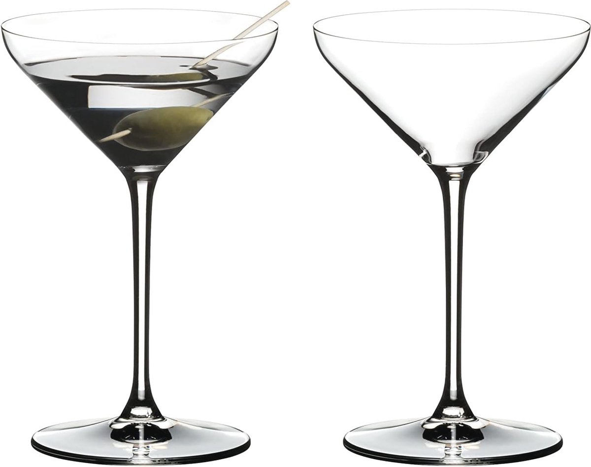 Martini Glas Set van 2 - Diamantvormig, 8,82 Fluid Ounces
