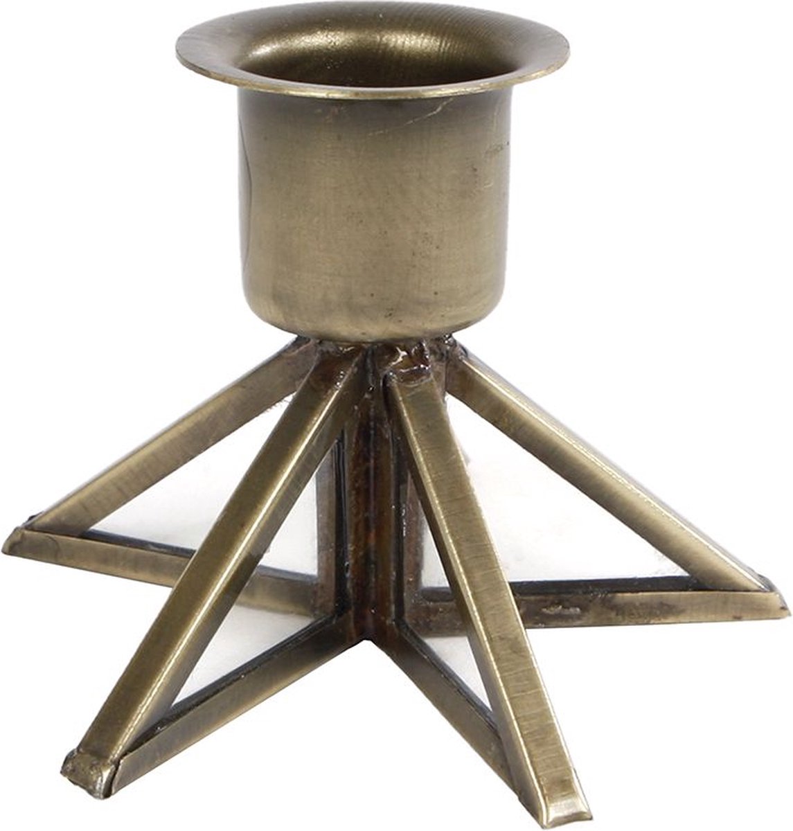 Kandelaar Sterre | Oud goud | S