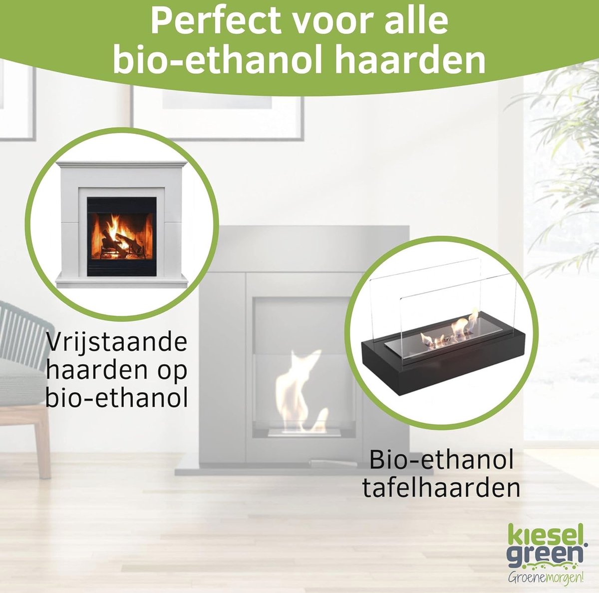 Verschillende soorten sfeerhaarden op bio ethanol voor binnen