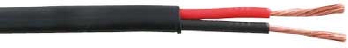 Image of 2 x 1,5 mm² zwart plat 50 meter