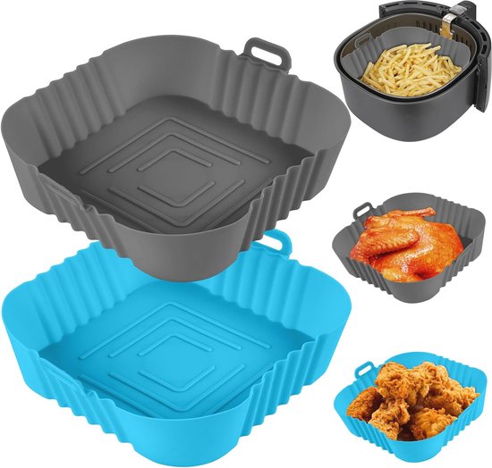 Siliconen matten voor heteluchtfriteuse, siliconen airfryer liners, 19