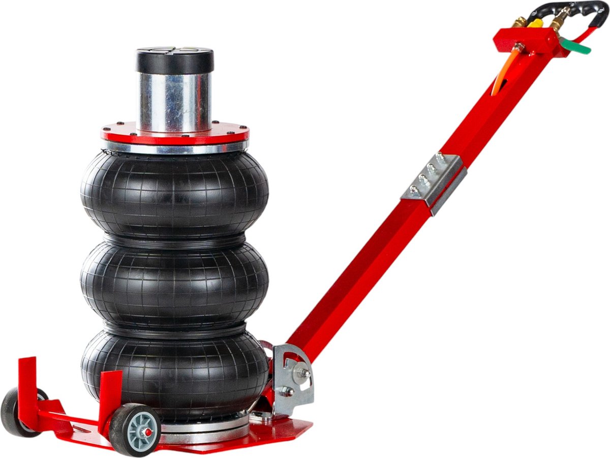 Pneumatische ballonkrik 3T 140-490mm lange hendel MW Tools PBK303L