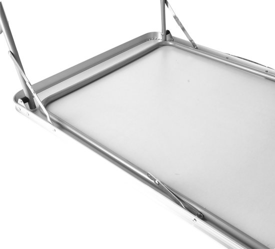 Klaptafel 80x60x70cm - Weerbestendige Inklapbare Campingtafel voor Buiten - Opvouwbare Tuintafel met Handvat voor 1-2 Personen - Stevige Vouwtafel van Merkloos — afbeelding 5