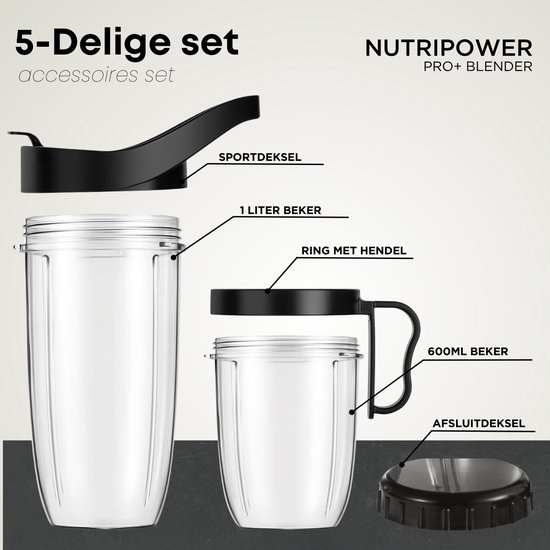 Savoré Kitchen Blender Accessoires - NutriPower Pro+ Blender onderdeel van Savoré — afbeelding 2