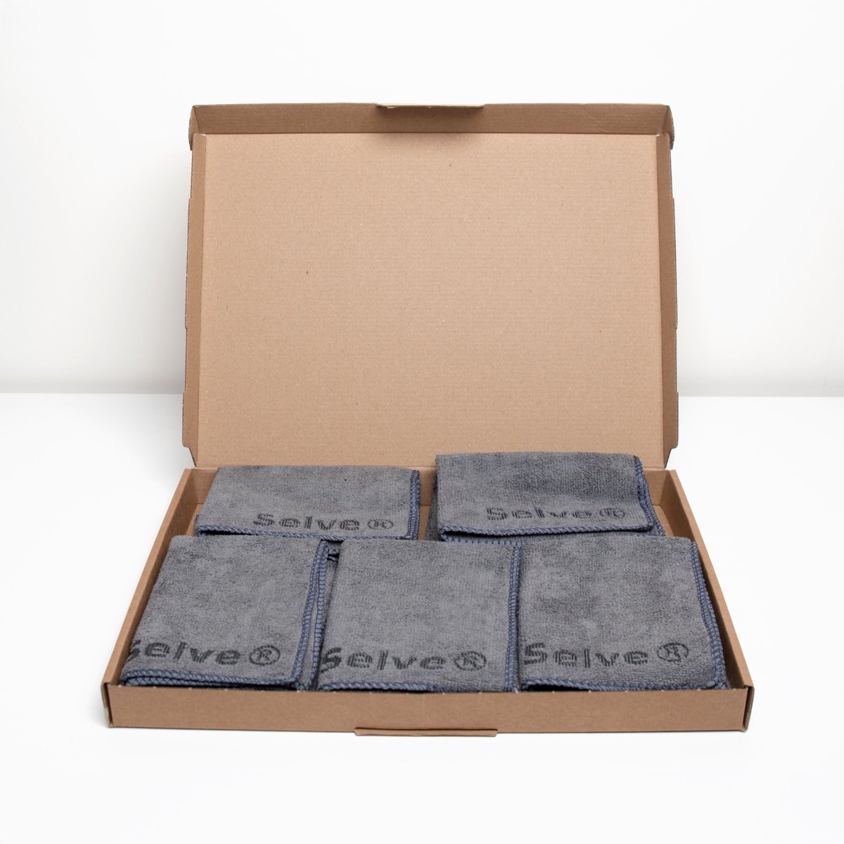 Goedkoopste Selve® - schoonmaakdoeken - microvezeldoeken - poetsen - schoonmaak - grijs - 10 stuks