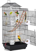 Bol.com N.lux - Vogelkooi voor binnen / Met speelgoed / Voliere / Groot aanbieding