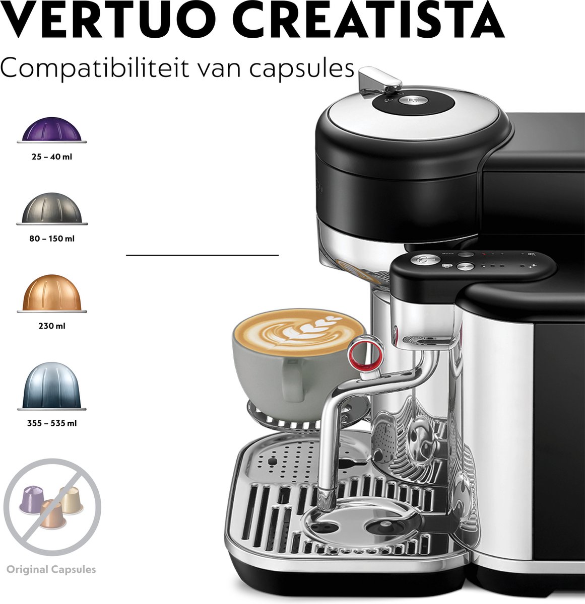 Sage Vertuo Creatista SVE850 Black Truffle thumbnail 5