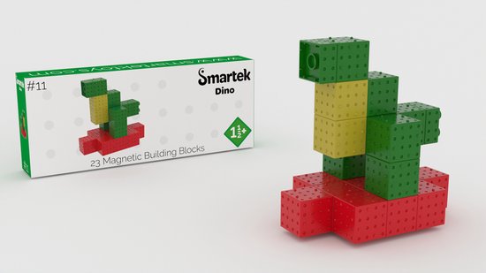 Dino - #11 - Smartek Toys - Magnetische Bouwblokken