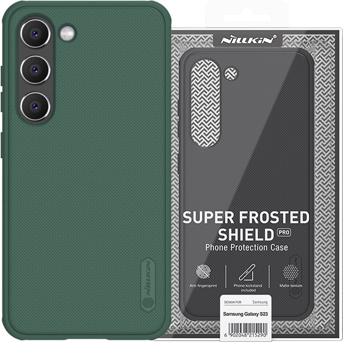 Nillkin Super Frosted Shield Hoesje Geschikt voor Samsung Galaxy S23 FE Groen