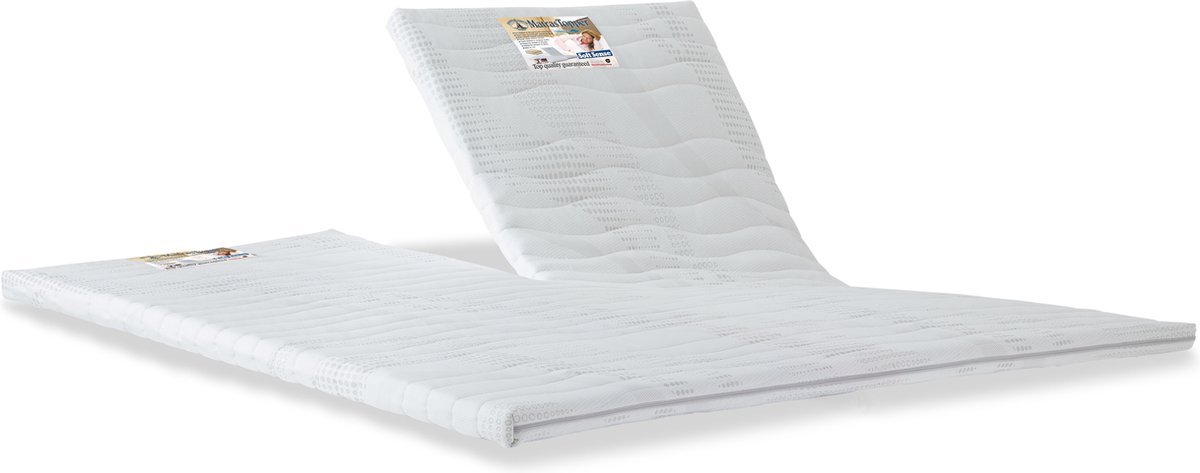 Harris&Darwin Soft Sense Koudschuim Topper | Met split| 6,5cm dik| CoolTouch Comfort-foam Topdek matras 180x220 cm split topper Wit