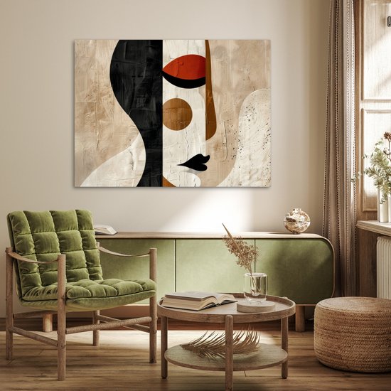 Affiche 120x90 cm - Visage - Abstrait - Art - Posters - Décoration Décoration murale - Salon - Chambre