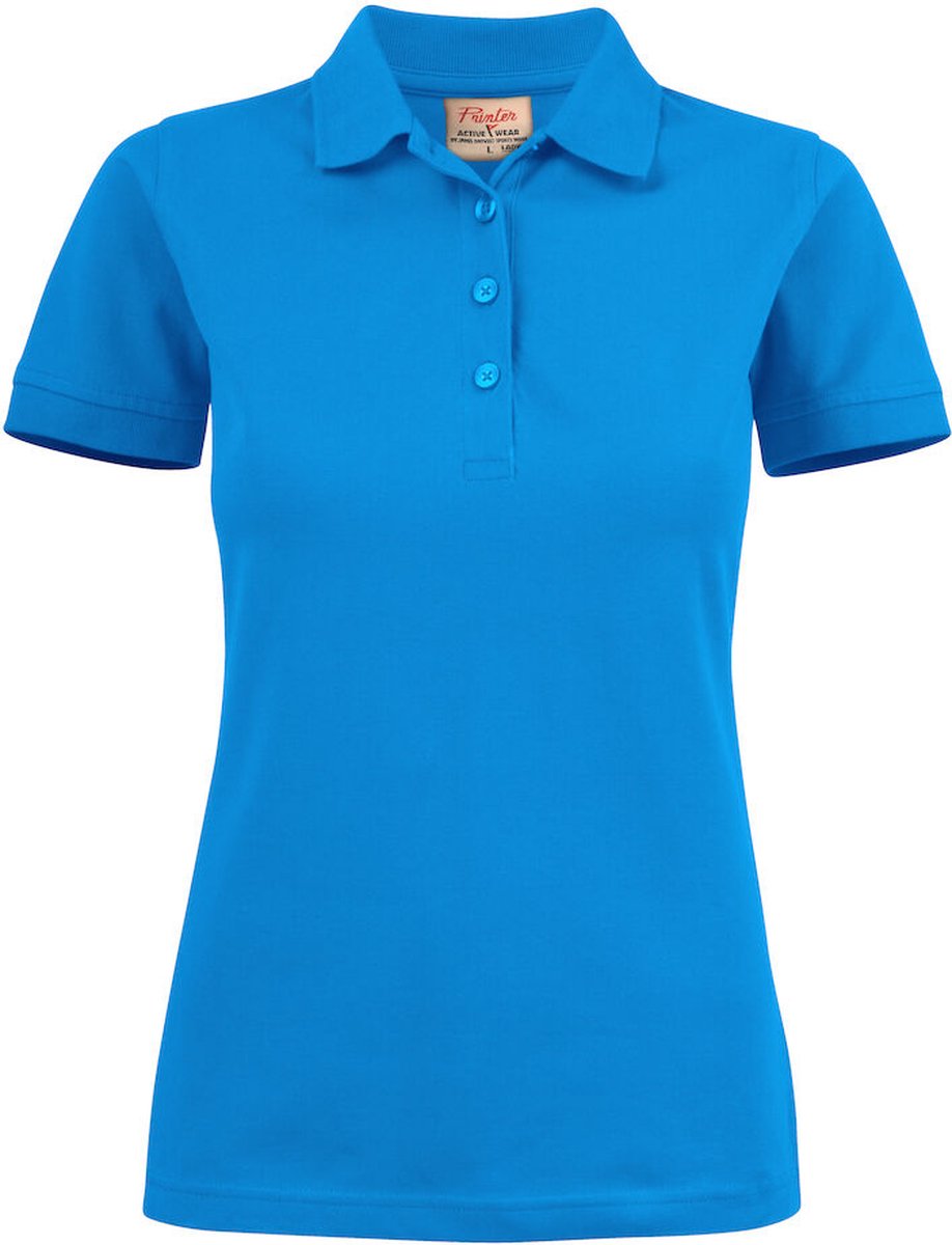 Printer POLO PIQUE SURF STRETCH LADY 2265021 - oceaanblauw - L