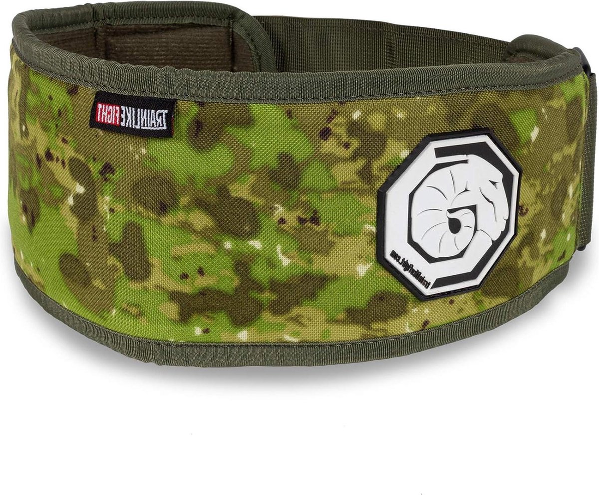 E-Camo gewichthefgordel voor functionele training en fitness met hoge belastingen - lendensteun - maat M