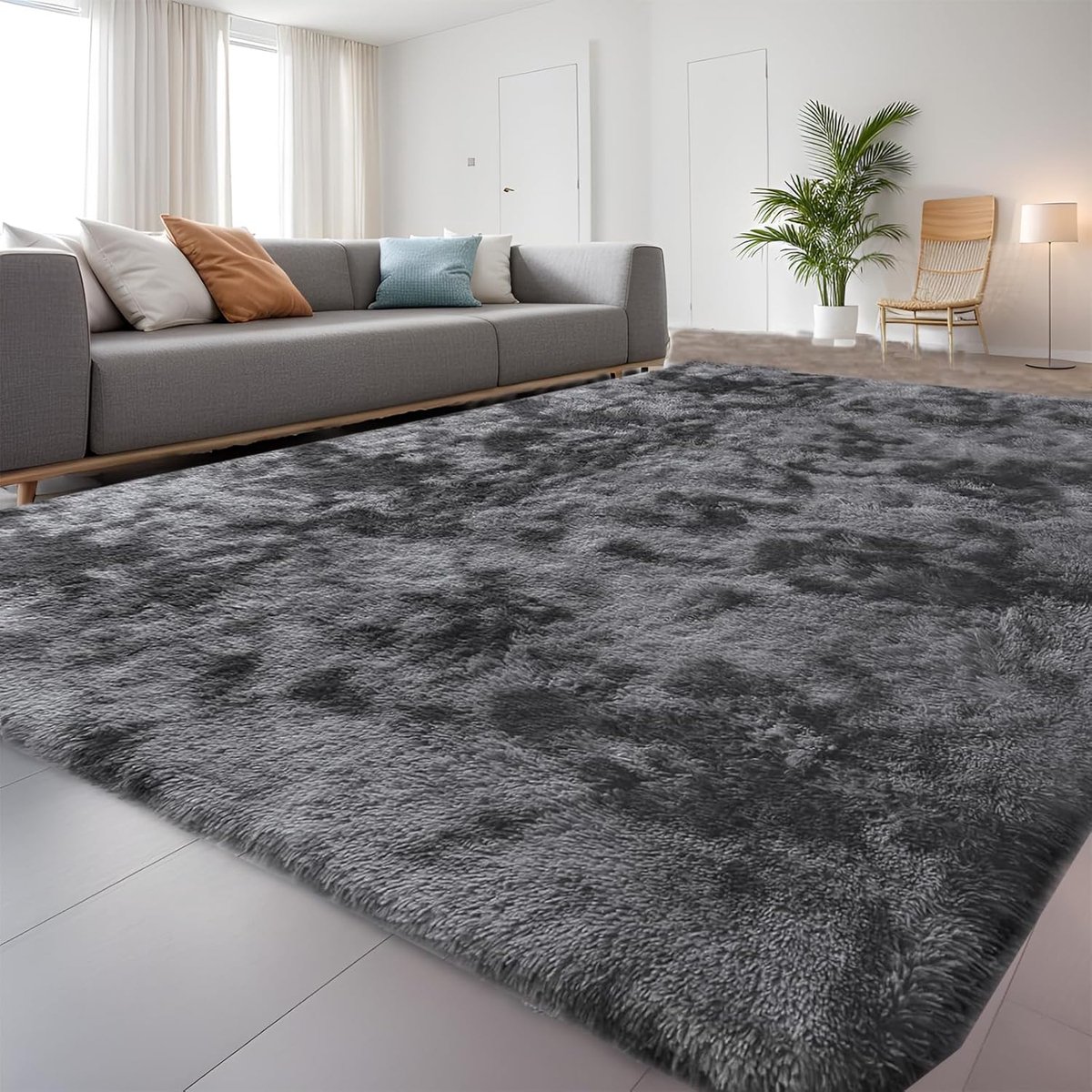 Goodivery ® Zachte Hoogpolige Vloerkleed 180 x 270 cm voor Woonkamer, Slaapkamer en Kinderkamer