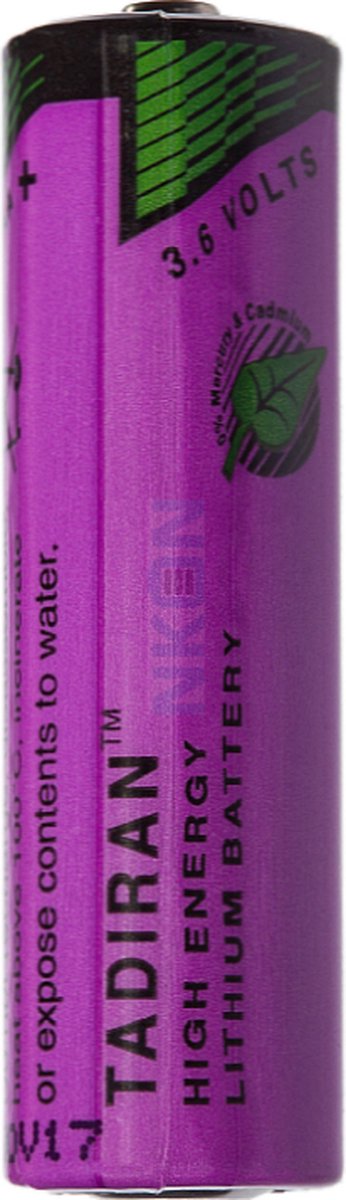 TD Lithium AA Batterij 3.6V 2200 mAh - Paars