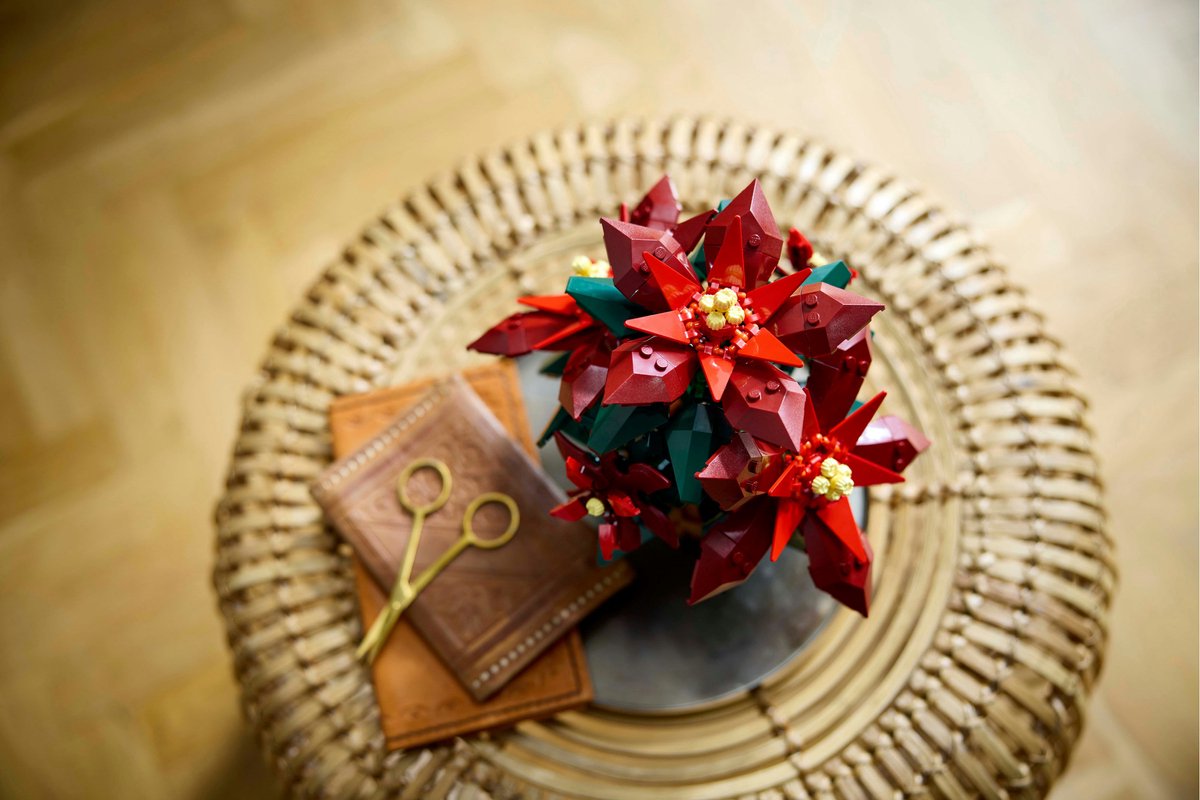 LEGO Icons Kerstster Poinsettia - 10370 — afbeelding 13