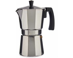 Kinvara Percolator Italiaans koffiezetter - Aluminium - zilver - 450 ml - Koffiezetter