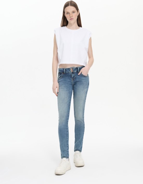 LTB Jeans Molly M Dames Slim fit Jean - Lichtblauw - Yule Wash