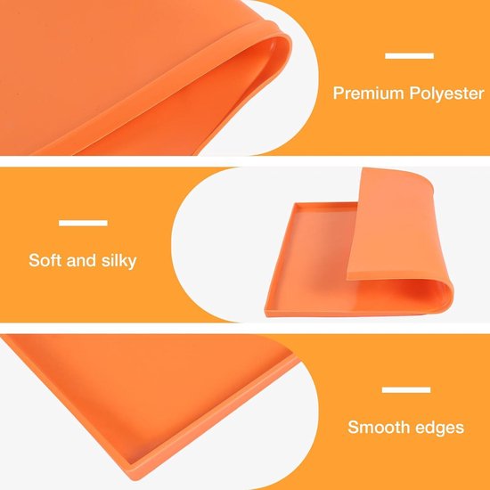Pwshymi Siliconen Dehydrator Mats, Dehydrator Bladen Gemakkelijk te Voedselrang voor Fruitbroodjes voor Groenten voor Koekjes (Oranje) Bakbenodigdheden