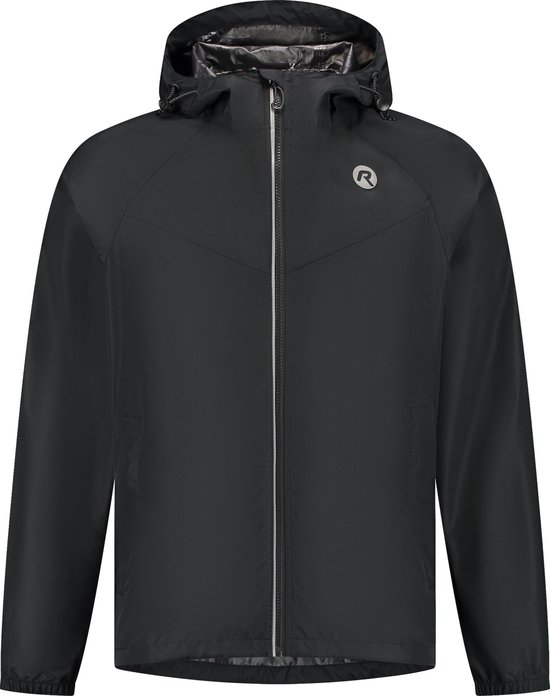 Rogelli Commuter Core Regenjas Fiets Dames en Heren - Waterdicht - Zwart - Maat XXL
