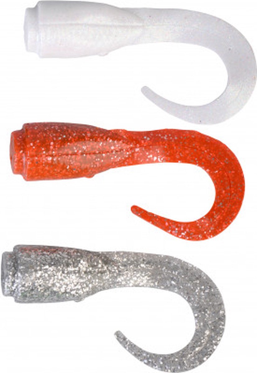 Savage Gear 3D Hard Eel Provocation Tails 17cm Short Orange/Silver/White 17cm
