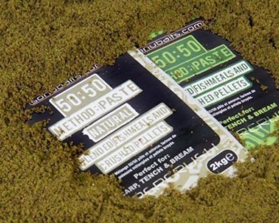 Sonubaits Super Crush 50/50 Method Paste Green Groundbait - 2kg 2kg van Merkloos — afbeelding 2