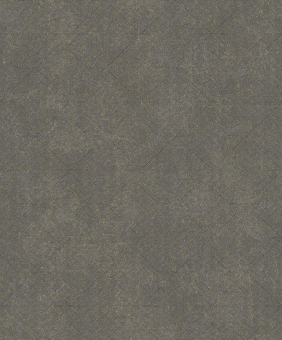 Dutch Wallcoverings - Omura- Danillo noir/or - A68201