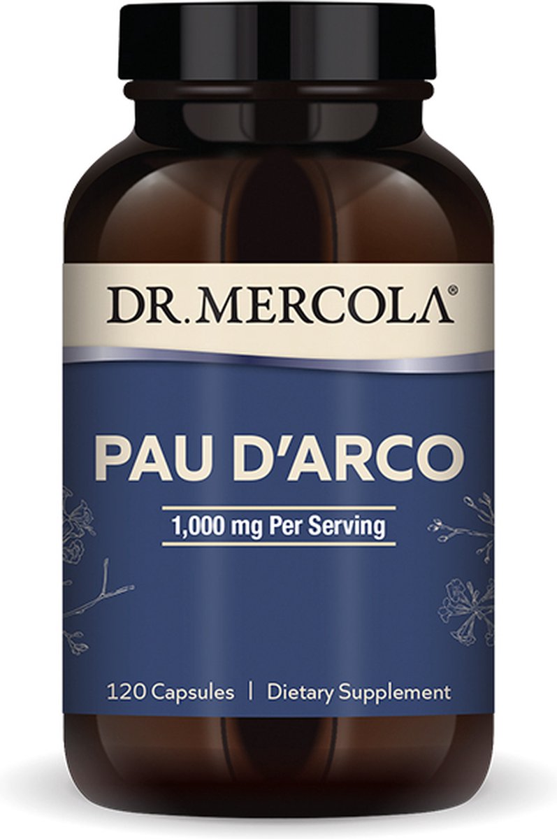 Goedkoopste Dr. Mercola - Pau D'Arco - 1000 mg - 120 capsules