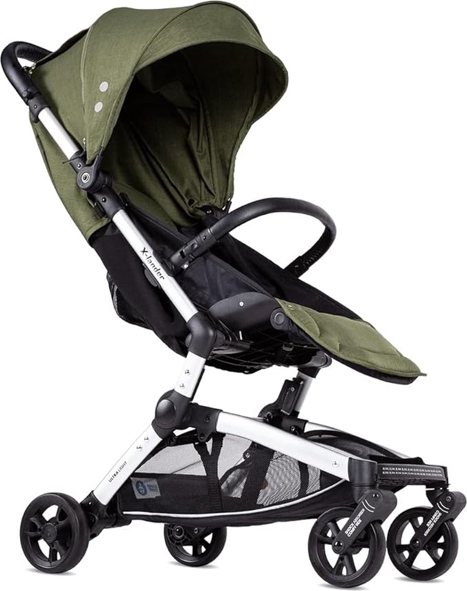 Equivera Reisbuggy - Plooibuggy - Compacte Buggy - Reis Buggy - Kinderwagen - Must Have Voor Op Reis!