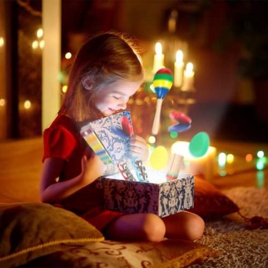 STOIE’S 26-delige Houten Muziekinstrumentenset – Xylofoon, Maraca’s, Tamboerijn, Fluit, En Meer – Met Rugzak, Ideaal Voor Peuters (1-5 Jaar)