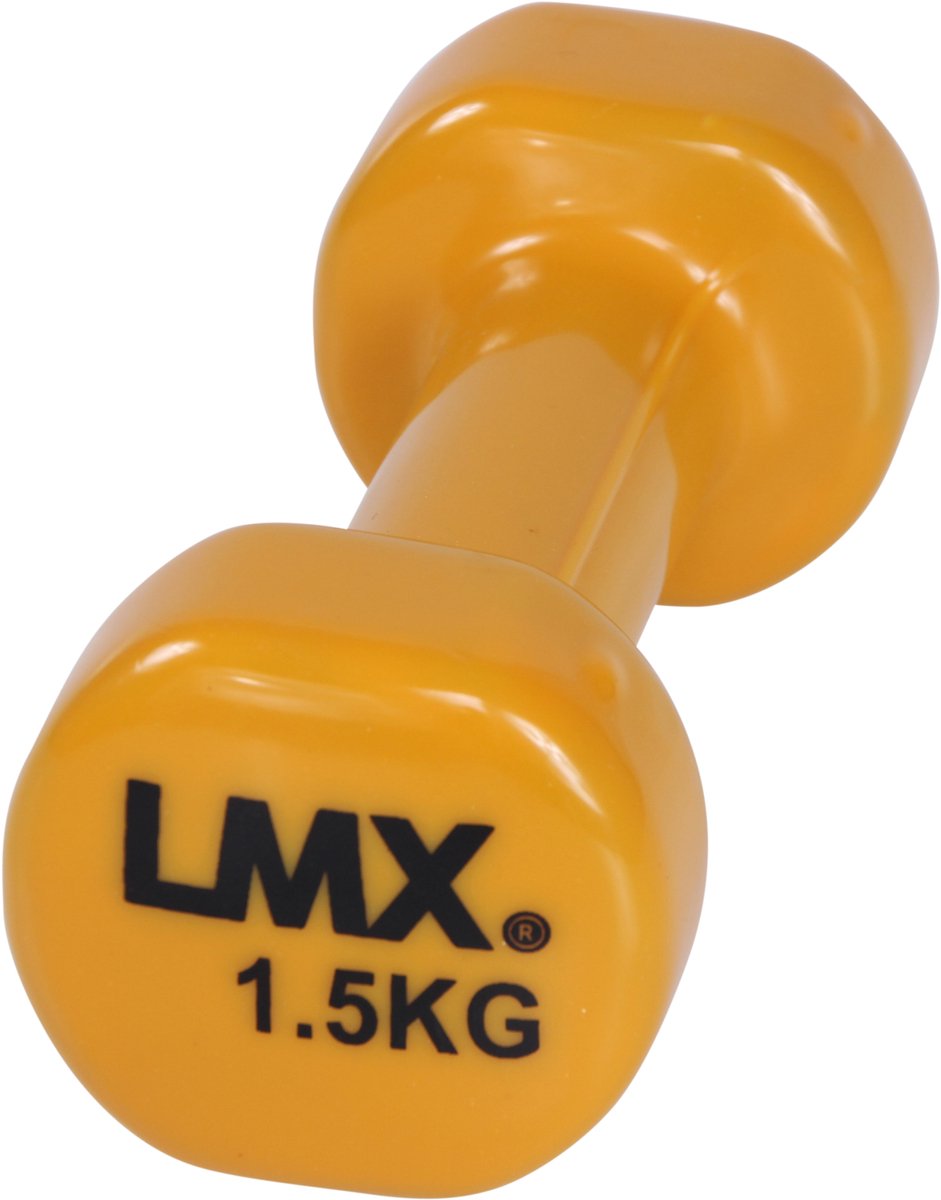 LMX Vinyl dumbbellset l 1,5kg l Oranje