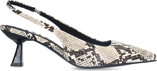 Sacha - Dames - Slingback pumps met snake print - Maat 38
