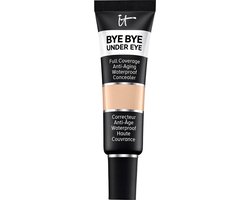 It Cosmetics Bye Bye Under Eye Concealer - 24U Gepigmenteerde Dekking - Geformuleerd met Peptiden, Collageen, Hyaluronzuur en Vitamine E - Volledig Dekkend & Anti-Aging - Light Beige 11.5 - 12ml
