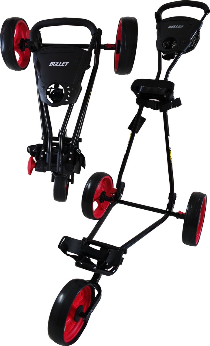 Bullet Comp 5000 Black/Red Golftrolley