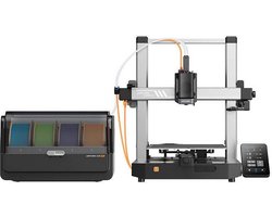 Anycubic Kobra 3 Multicolor 3D Printer Combo, ACE Pro Multicolor Systeem, Max 600mm/s Snelheid, Slim Multi-Kleur Printen, Dubbel PTC Verwarmingssysteem, Automatisch Nivelleren, Verstoppingsdetectie, ACE Pro met Filament Droogfunctie, 250*250*260mm