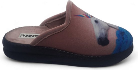 Bristol Roze Rainbow Unicorn pantoffels maat 32 regenboog eenhoorn sloffen. bol