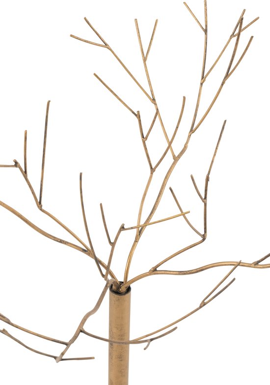 J-Line décoration Sapin de Noël Plumes - métal - or - small