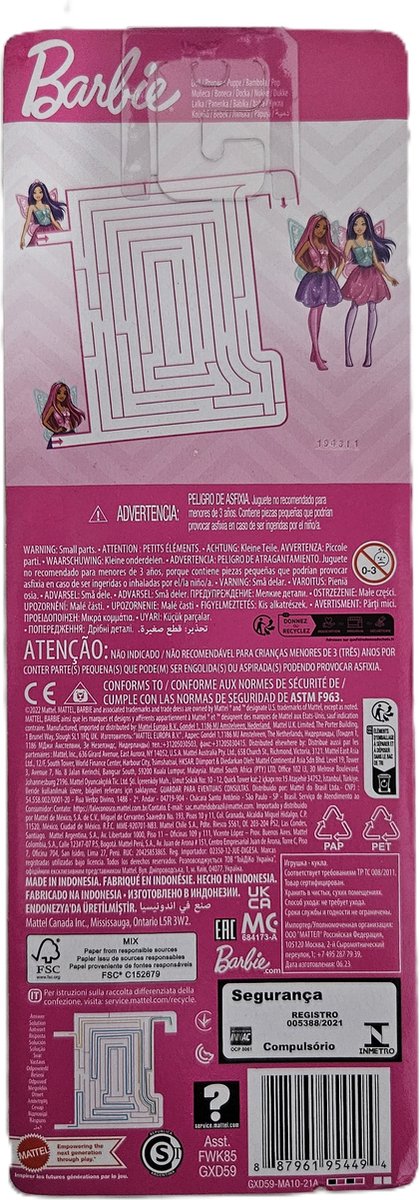 Barbie Dreamtopia Feeënpop — afbeelding 3