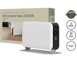 Mill CO2200LEDMAX - design convectorkachel - 2200W - tot 30m2 - timer - LED display - 5 jaar…