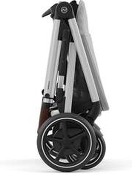 Cybex e-Gazelle S - Kinderwagen - Stone Grey - Silver Frame — afbeelding 3