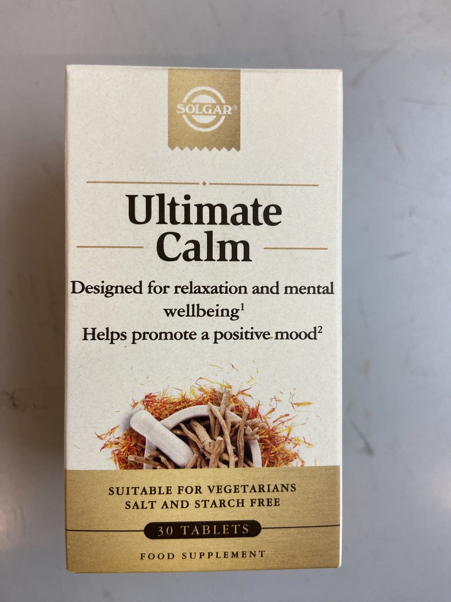 Goedkoopste Solgar Ultimate Calma Diaria Capsules Vegetales 30 U