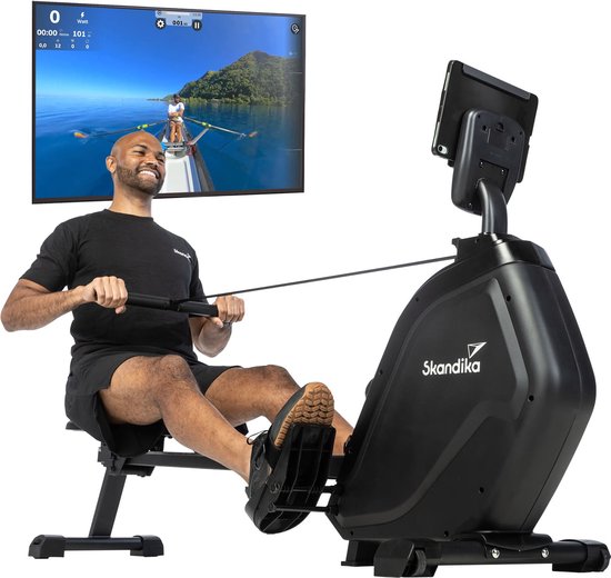 Skandika Munin Roeimachine Opvouwbaar Zwart 16-niveau - Skandika - €349,00